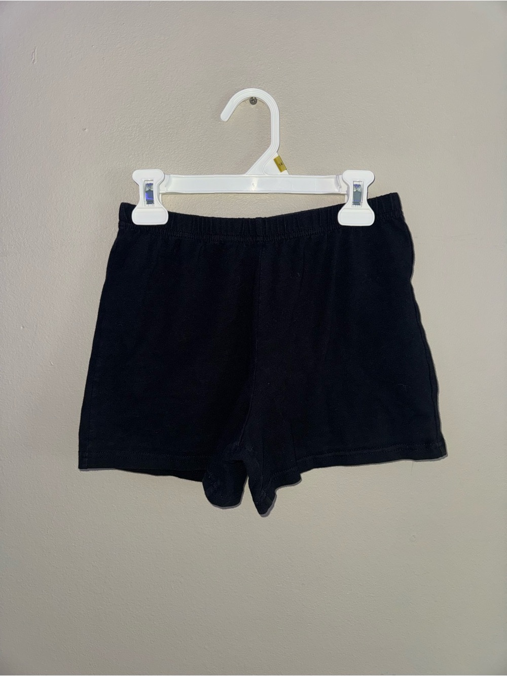 Carter's Black Elastic-Waist Kids Shorts